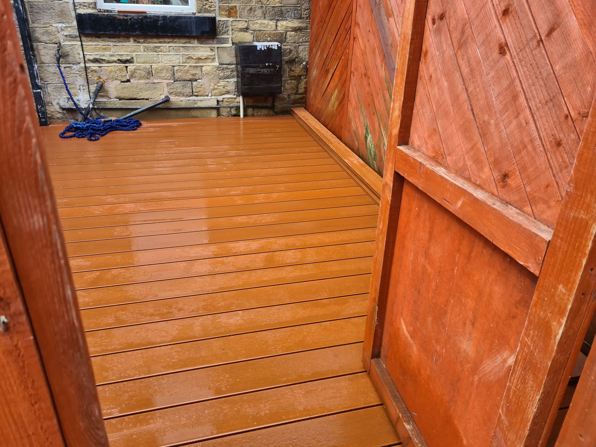 Landscaping and decking project in Bingley